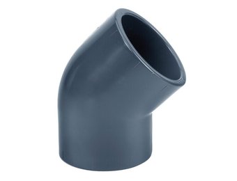 PVC knie diverse maten 45° PN 16