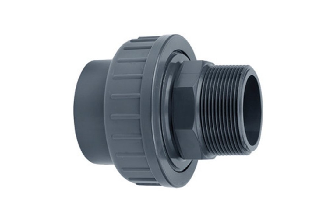 PVC Koppeling 40mm x 1 1/4'' Buitendraad PN16