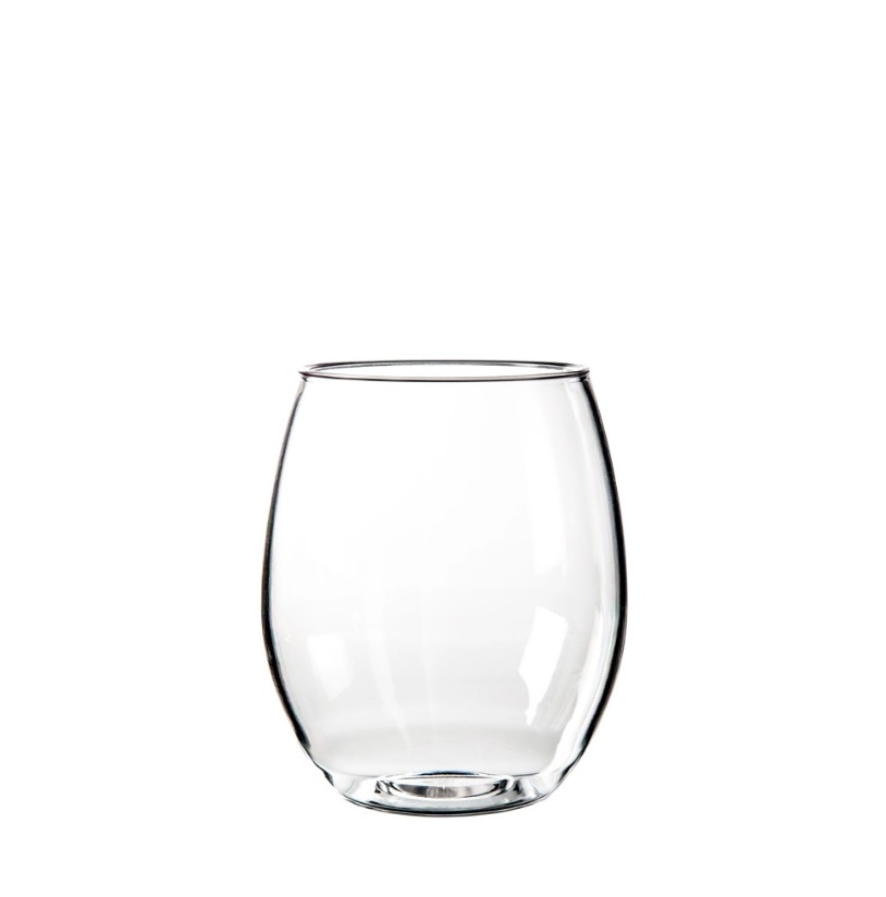 HappyGlass Kunststof Water of Wijn Glas 400ml - 4 stuks