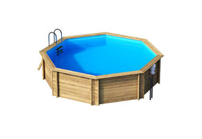 Weva  Octo 530 /  5.28 x 4.70 x 1.33 meter Houten Zwembad