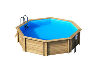 Weva  Octo 530 /  5.28 x 4.70 x 1.33 meter Houten Zwembad
