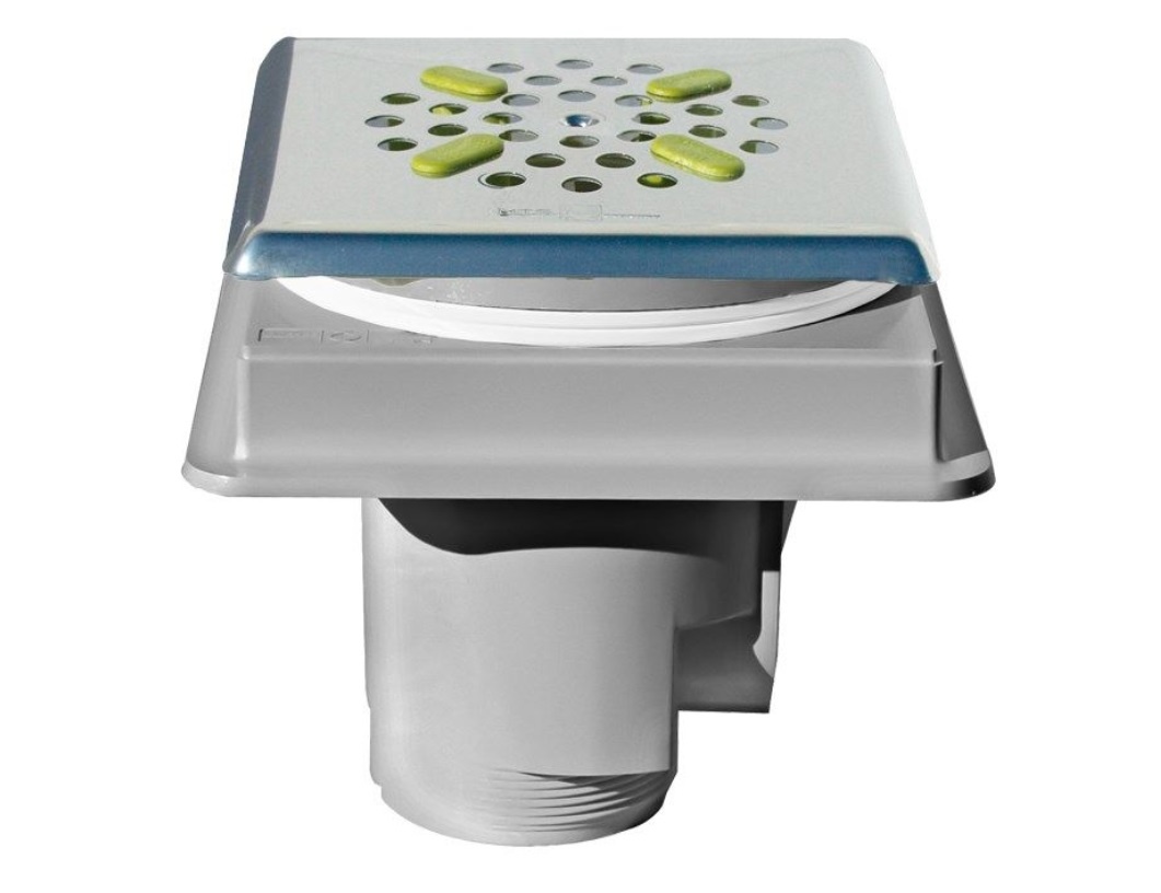MTS Bodemput voor Foliebaden 2" x 2.5" x 63 mm Lijm