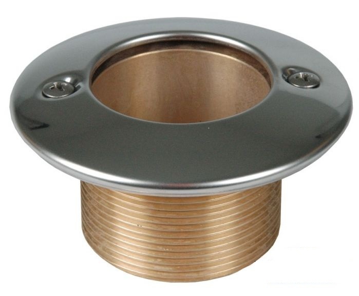 Allfit Stofzuigfitting voor Foliebaden Brons/RVS