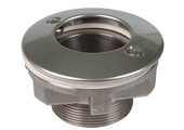 Allfit Stofzuigfitting voor tegel-/betonbaden Brons/RVS