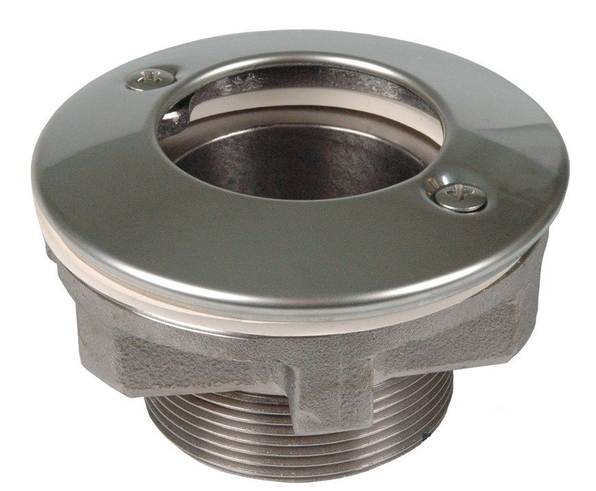 Allfit Stofzuigfitting voor tegel-/betonbaden Brons/RVS