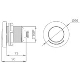 Ignia Onderwaterspot LED incl. Contramoer