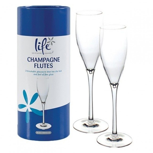 Life spa champagneglazen - 2 stuks