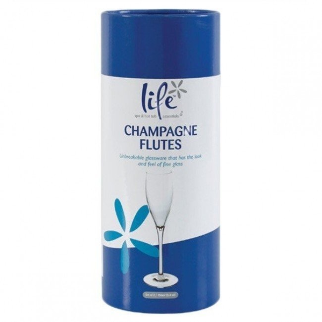 Life spa champagneglazen - 2 stuks