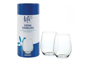 Life spa waterglazen - 2 stuks