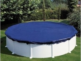 Winterzeil Rond - Blauw - 80 gr/m2 - SuperGuard
