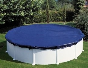 Winterzeil Rond - Blauw - 80 gr/m2 - SuperGuard