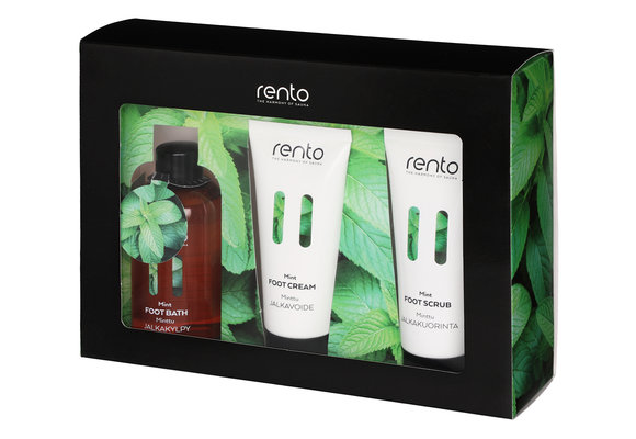 Rento Cadeauset Voetenbad, Voetscrub en Voetencreme