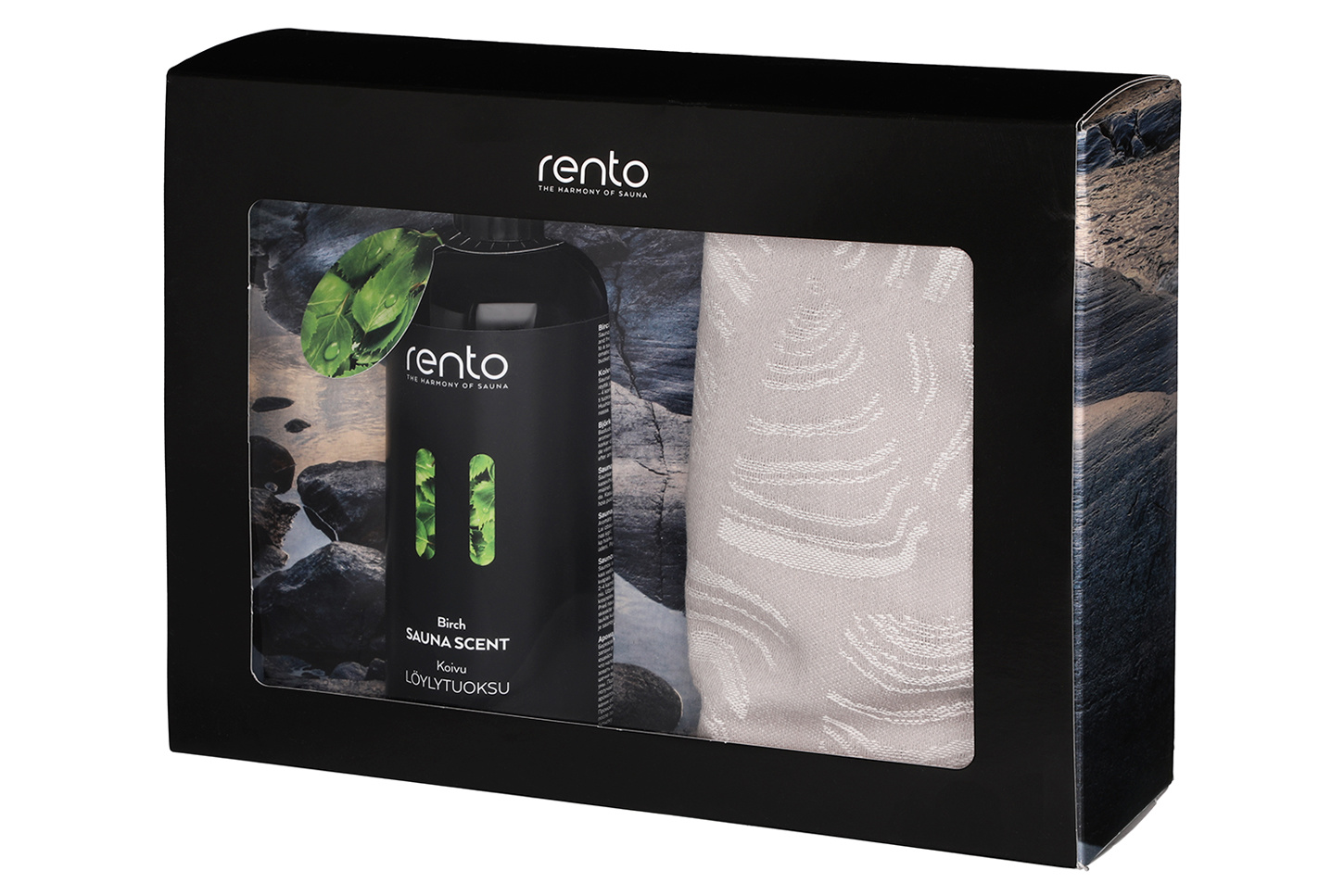 Rento Gift Box sauna geur en kussenhoes