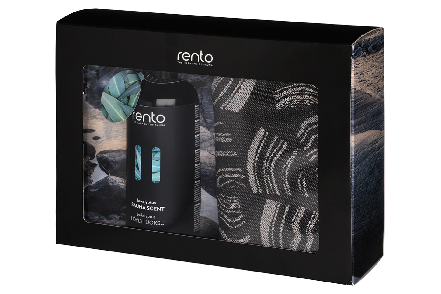 Rento Gift Set sauna geur en kussen hoes