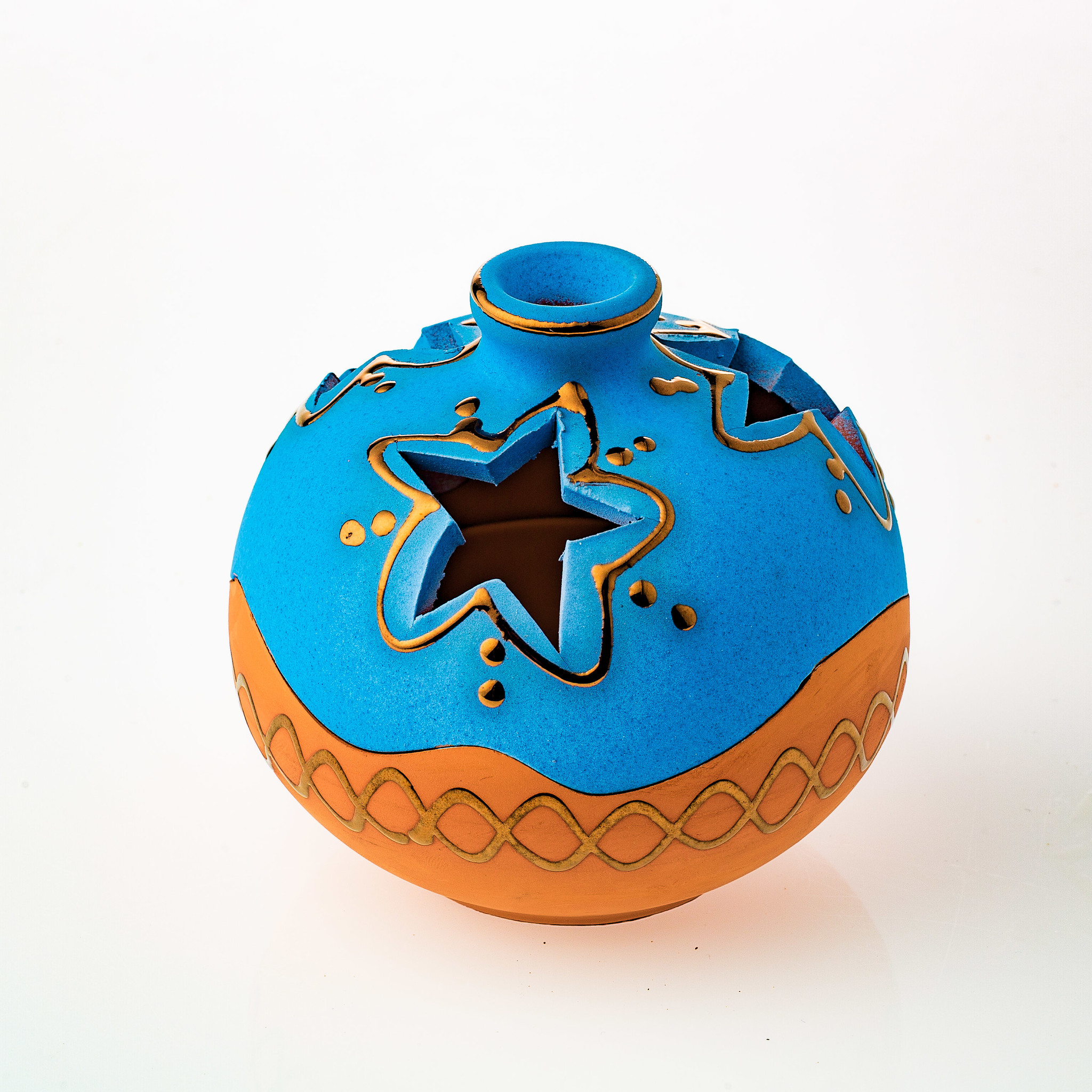 Keramiek - Blauw Terracotta