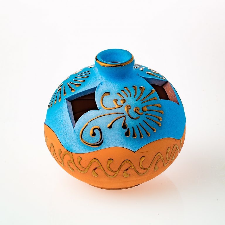 Keramiek - Blauw Terracotta