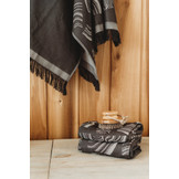 Rento Pino Sauna Handdoek zwart 78x150cm