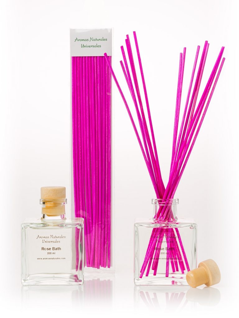 Mikado Rose Bath / Rozen bad  - Geurstokjes