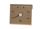 Rento Aluminium Sauna Thermometer Champagne