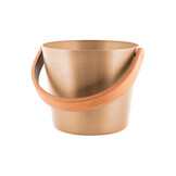 Rento Aluminium emmer champagne met Bamboe Handvat
