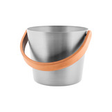 Rento Sauna Emmer Aluminium met Bamboe Handvat Naturel