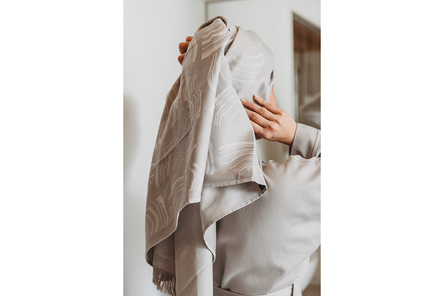 Rento Pino Sauna Handdoek grijs 78x150cm