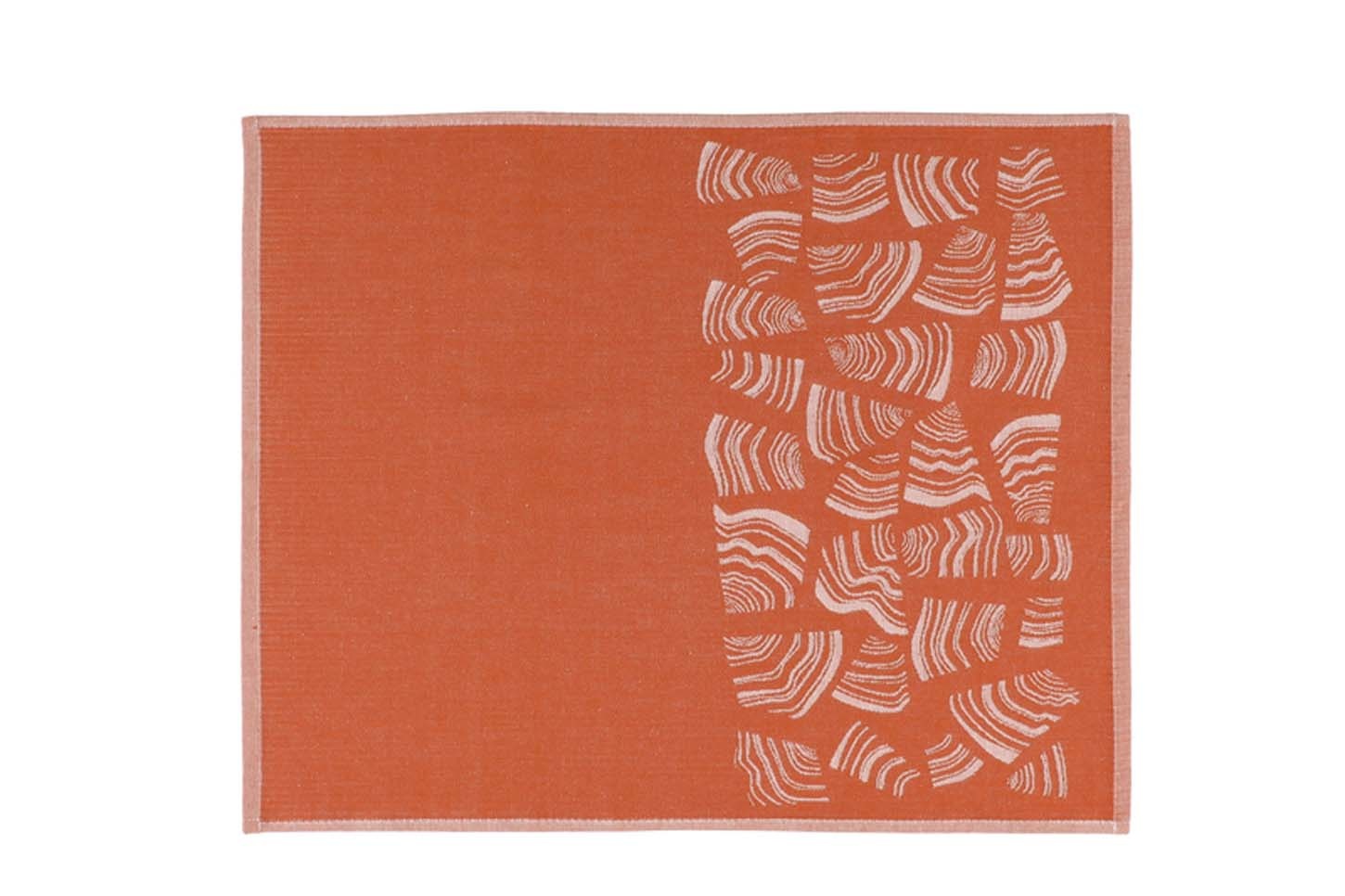 Rento Pino Sauna Kleed - Oranje/Bruin - 50x60 cm