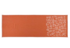 Rento Pino Sauna Kleed - Oranje/Bruin - 50x150 cm