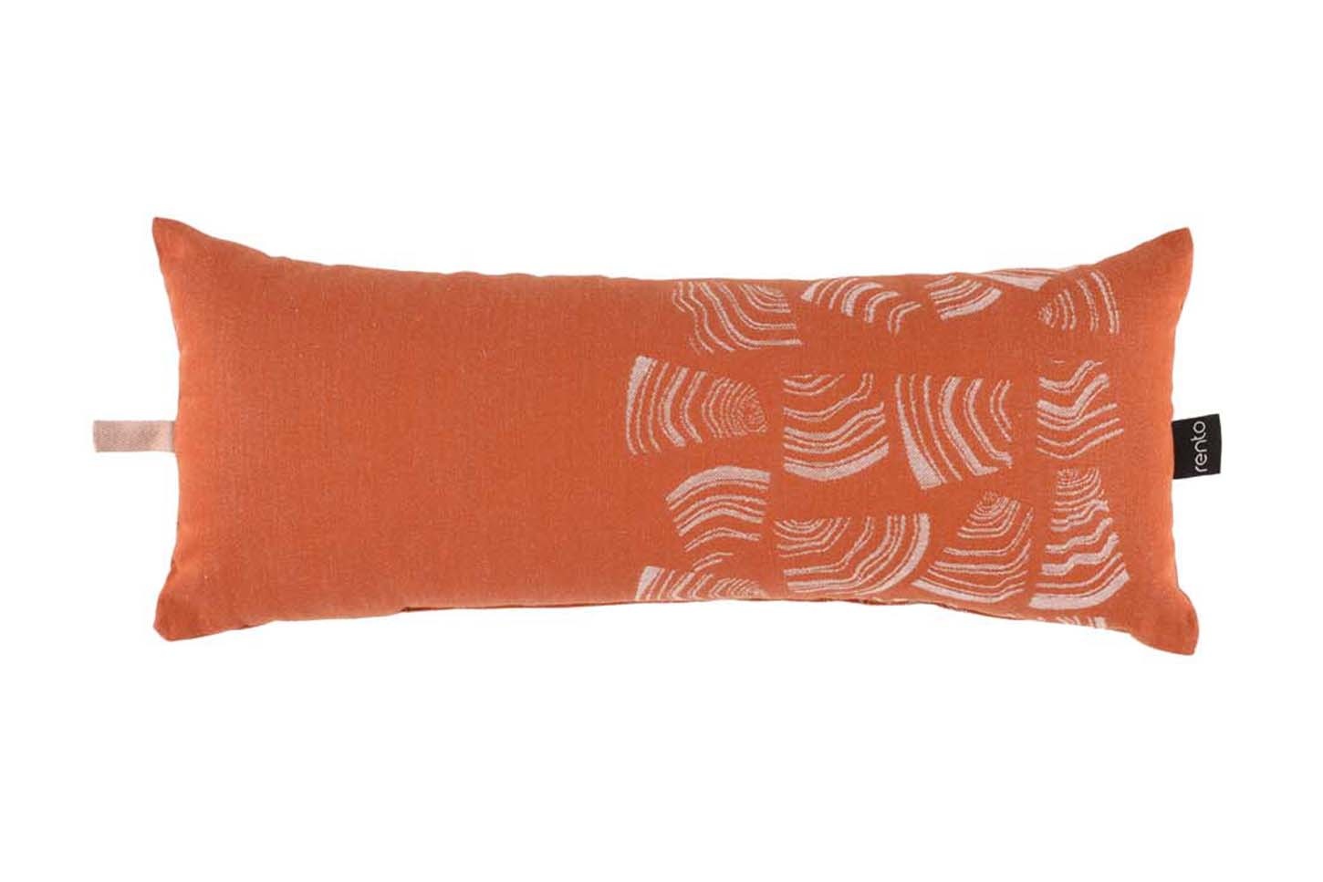 Rento Pino Sauna kussen oranje/bruin - 50x22 cm