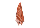 Rento Pino Sauna Badhanddoek oranje/bruin - 78x150 cm