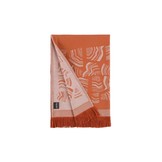 Rento Pino Sauna Badhanddoek oranje/bruin - 78x150 cm