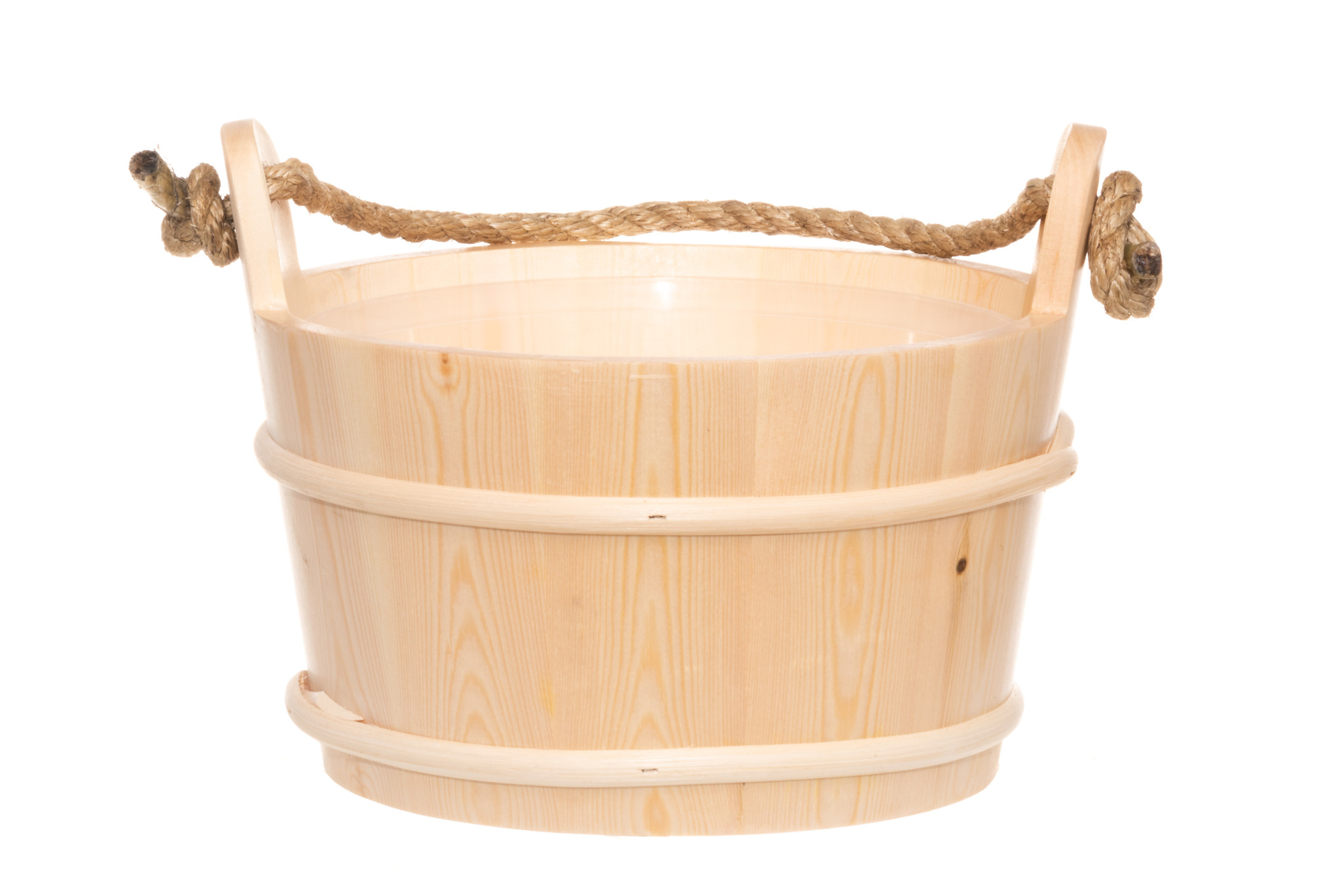 Sauna emmer basic 4 liter  met handvat touw