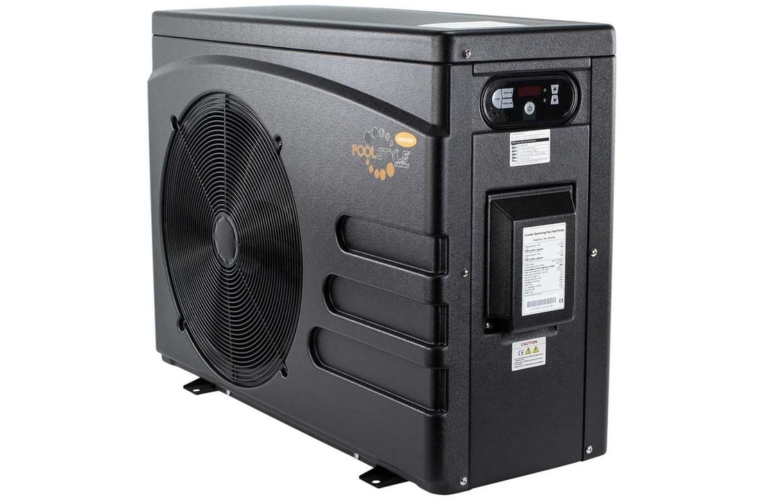 Zwembad warmtepomp poolstyle inverter R32 9.5 kW 20 tot 40 m3 220 v