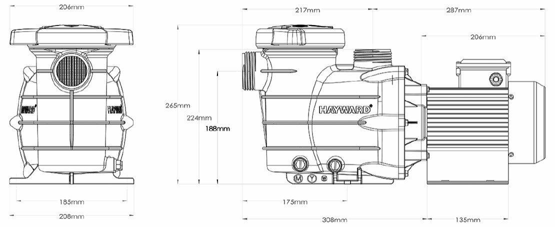 Hayward Star Zwembadpomp  230v - Diverse varianten
