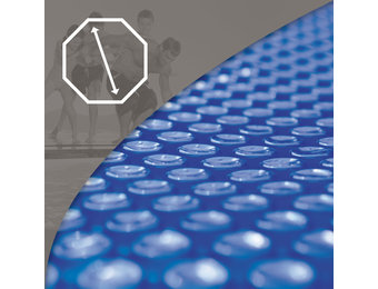 Zomerafdekking Octagon (Afgezoomd)