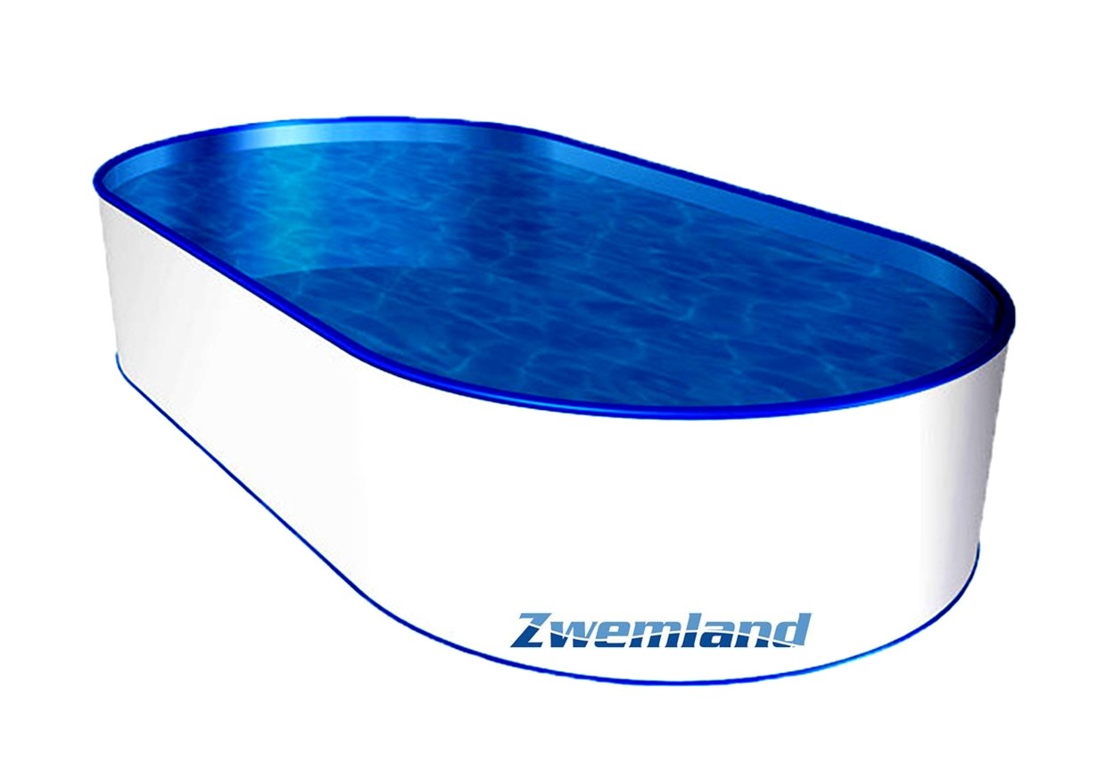 Unipool Stalen wand Zwembad Ovaal 1,20 m