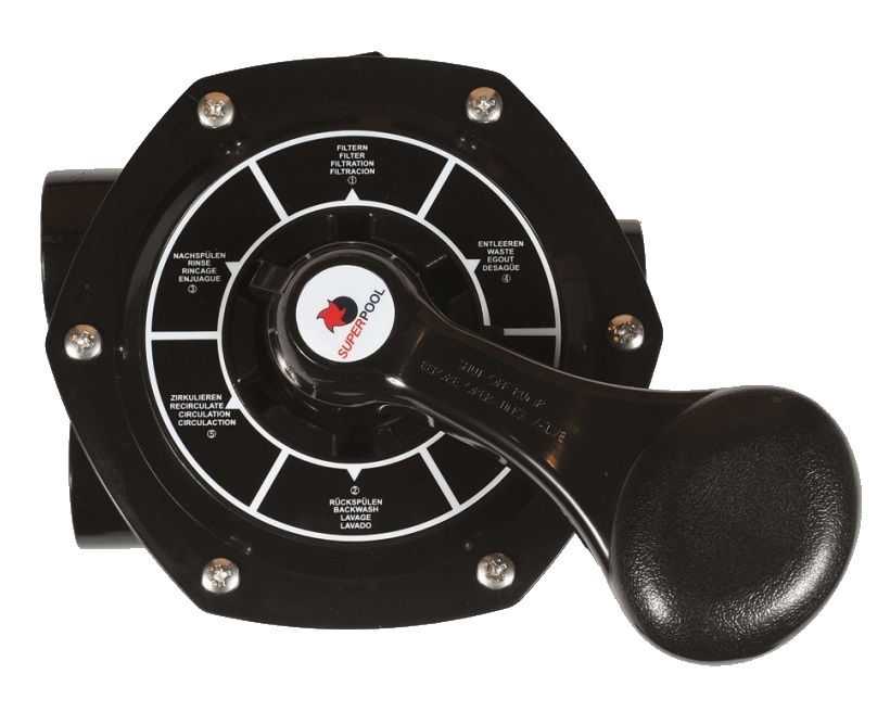 Emaux - Superpool 6-weg klep zandfilter 1"1/2