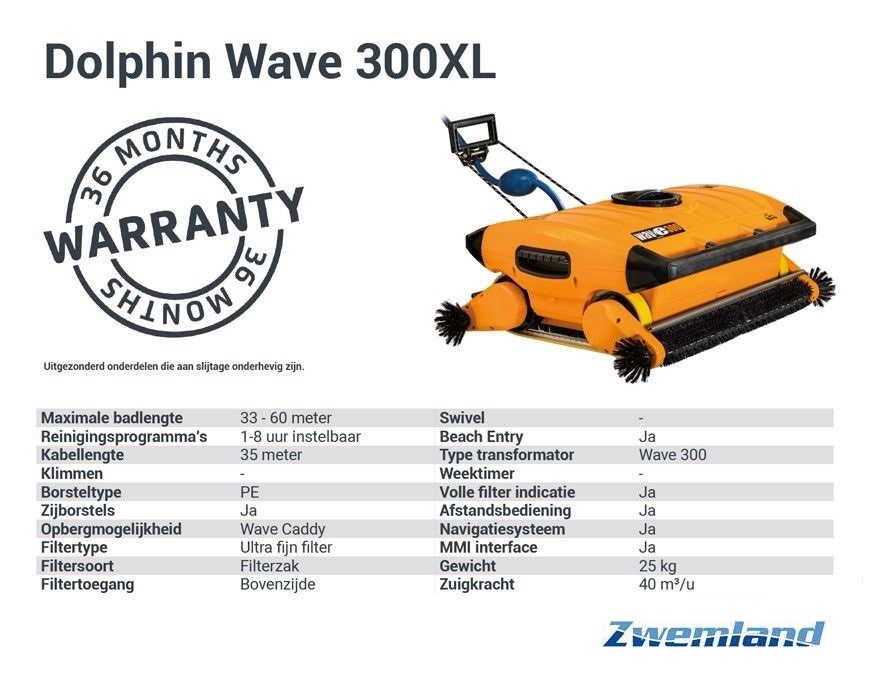 Dolphin Wave 300XL Zwembadrobot