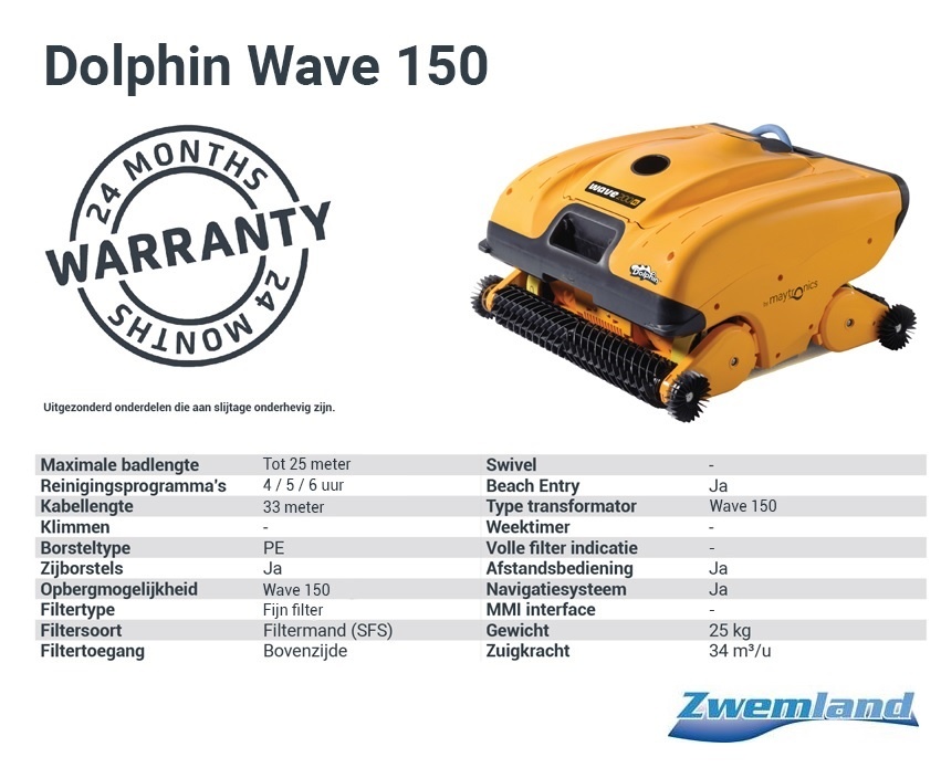 Dolphin Wave 150 Zwembadrobot