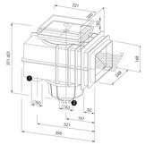 MTS V20 V10 Skimmerdeksel in RVS