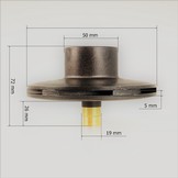 Hayward zwembadpomp impeller voor 0.75 pk/ SPX1608CEX