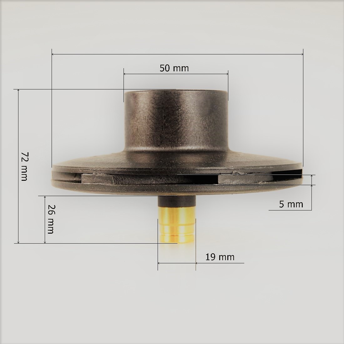 Hayward zwembadpomp impeller voor 0.75 pk/ SPX1608CEX