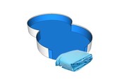 Unipool Liner - acht vorm - 1,2 m hoogte
