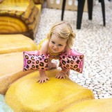 Zwembandjes Panter Rose Goud 0-2 jaar