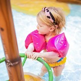 Zwembandjes Neon Roze 0-2 jaar