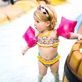 Zwembandjes Neon Roze 0-2 jaar