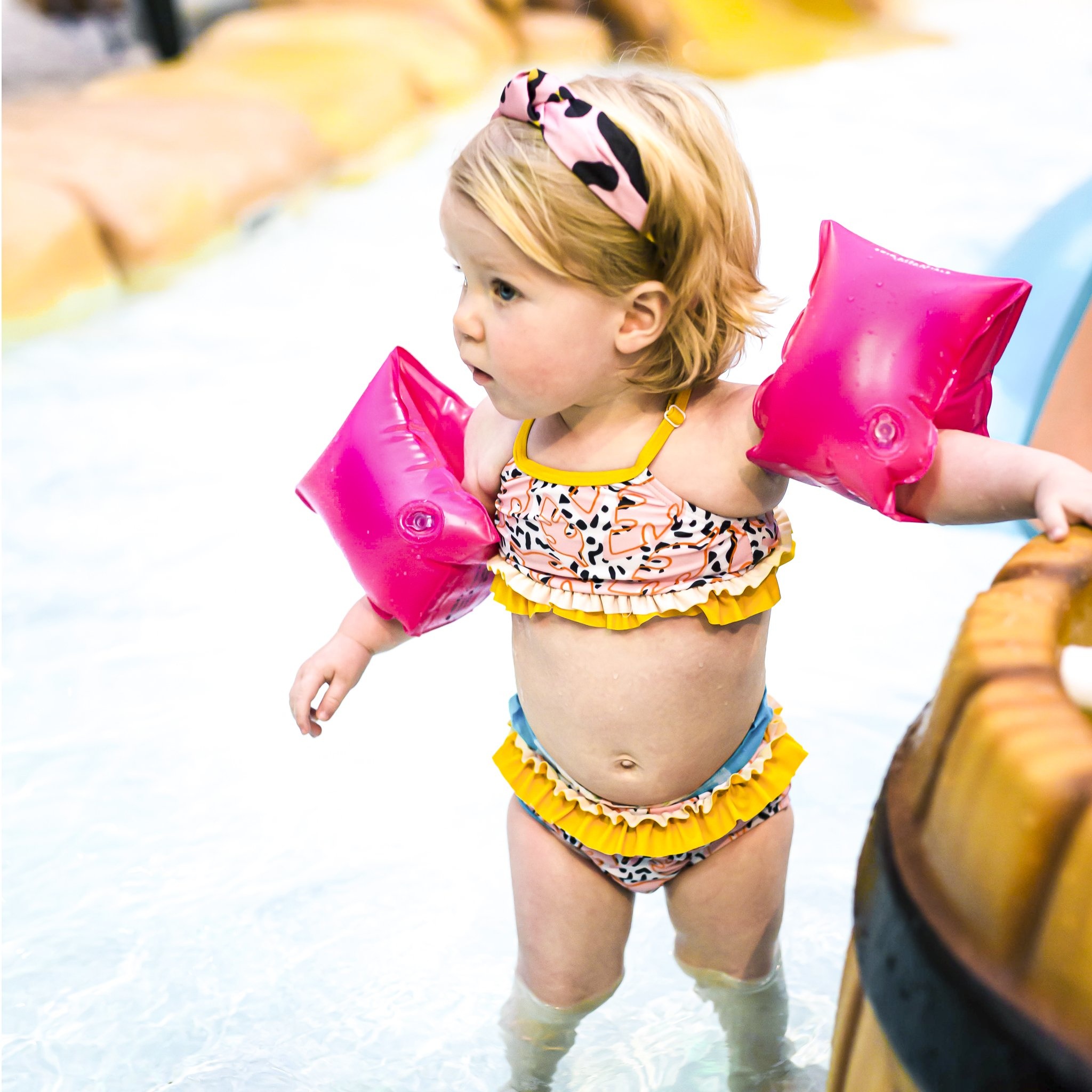 Zwembandjes Neon Roze 0-2 jaar