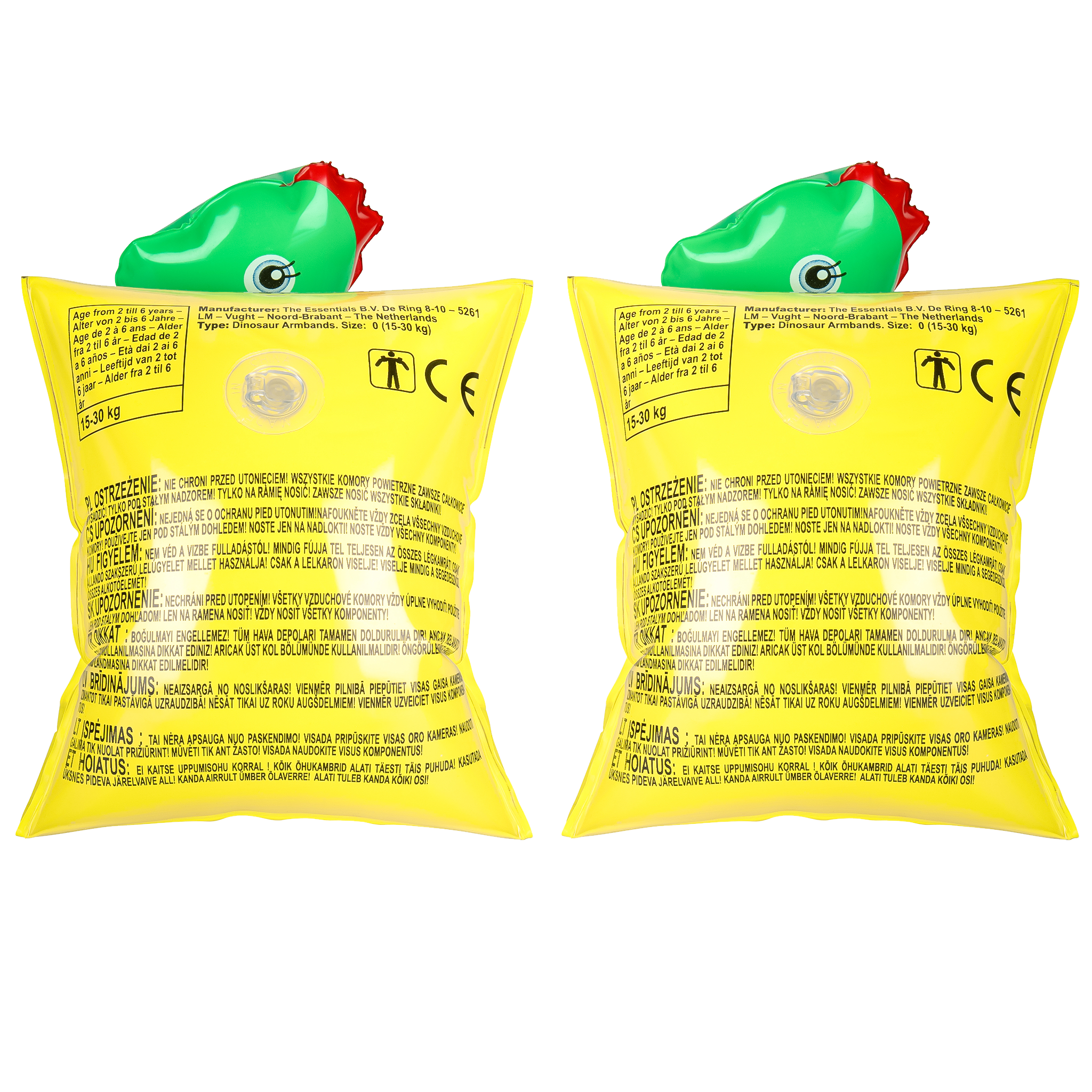 Zwembandjes 3D Dinosaurus 2-6 jaar
