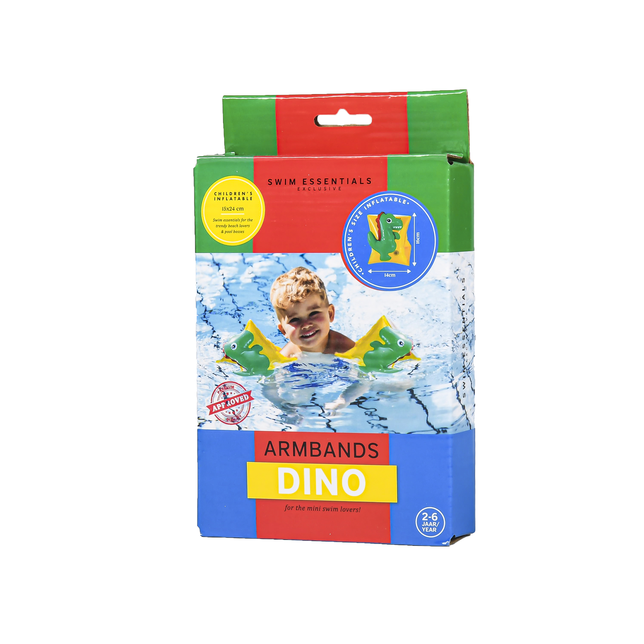 Zwembandjes 3D Dinosaurus 2-6 jaar