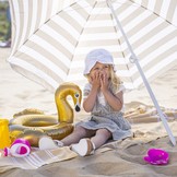 Zwemband Splitring Zwaan Goud 55 cm